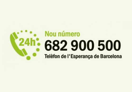 Nou telefoon de l'esperanza: 682 900 500