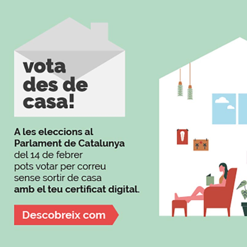 Vota des de casa